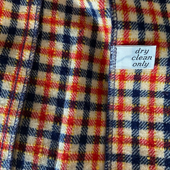 Pendleton Vintage Plaid 100% Wool Button Front Belted 49er Jacket - Picture 6 of 10